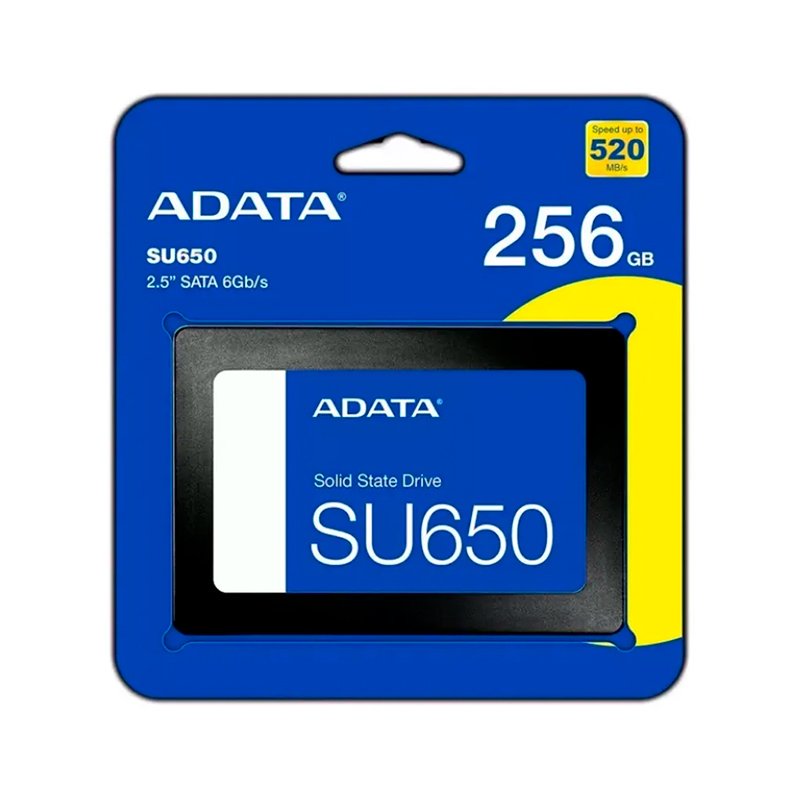 Unidad en estado solido (SSD) ADATA Ultimate SU650 256GB SATA, 2.5"