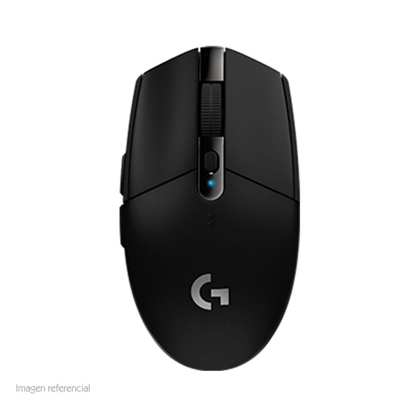 Mouse Logitech G305, 200 - 12.000 dpi, 6 botones, Negro, USB.