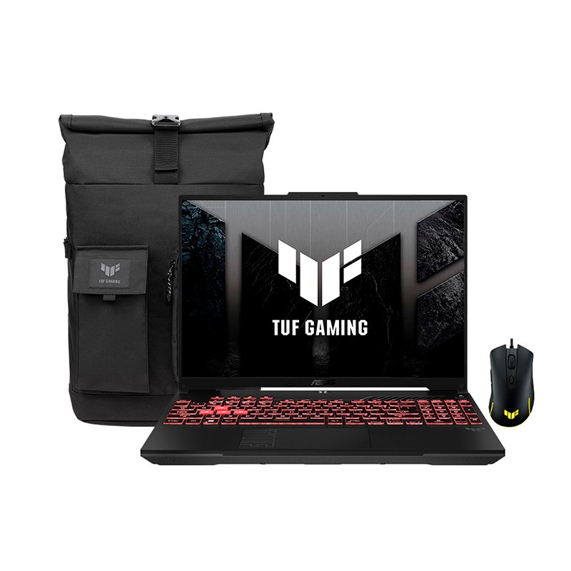 Laptop Gamer ASUS TUF Gaming F16 FX608JHI-TU380 16" WUXGA IPS 144Hz - Core i5-14450HX, 8GB DDR5, RTX 5050 8GB GDDR7, 512GB SSD - Jaeger Gray