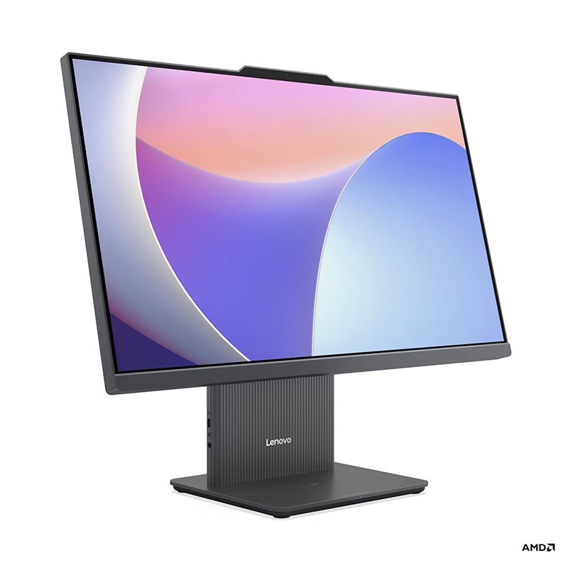 All-in-One Lenovo IdeaCentre AIO 24ARR9 23.8" FHD IPS 100Hz - Ryzen 7 7735HS, 16GB DDR5, 512GB SSD - Cloud Grey - Imagen 5