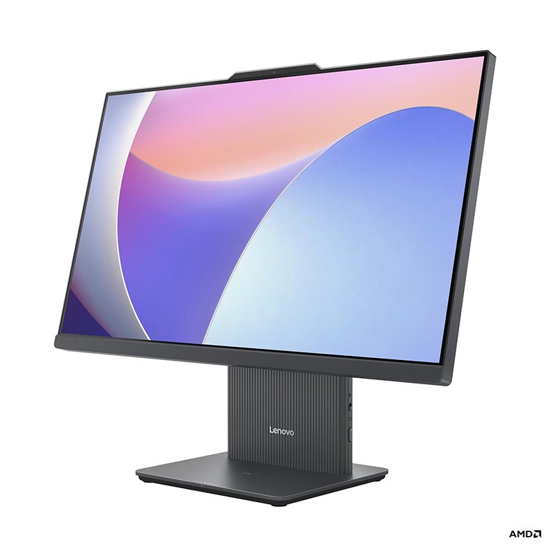 All-in-One Lenovo IdeaCentre AIO 24ARR9 23.8" FHD IPS 100Hz - Ryzen 7 7735HS, 16GB DDR5, 512GB SSD - Cloud Grey - Imagen 6