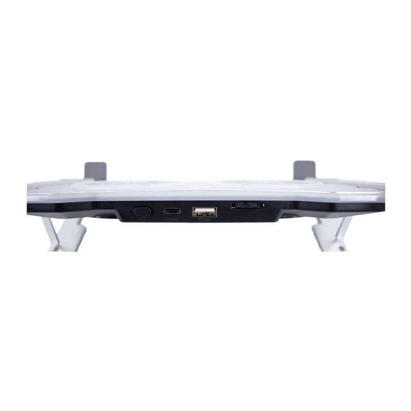 Cooler Base Refrigerante para Notebook TEROS TE-7135N de 9" a 16" - Plateado - Imagen 2