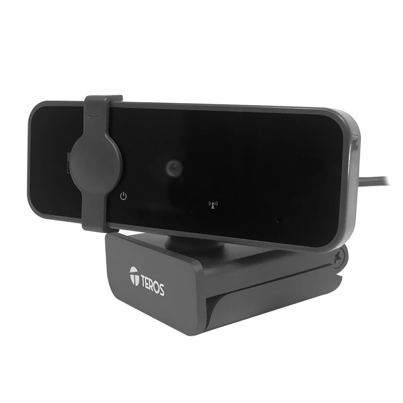 Cámara Web Webcam TEROS TE-9072 2K con Micrófono y Trípode - USB 2.0