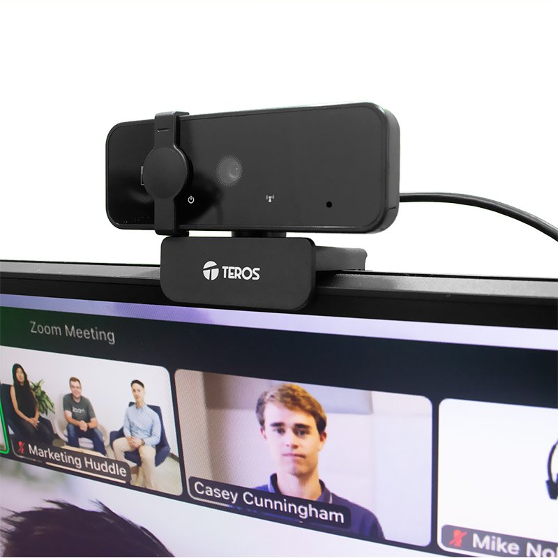 Cámara Web Webcam TEROS TE-9072 2K con Micrófono y Trípode - USB 2.0 - Imagen 2
