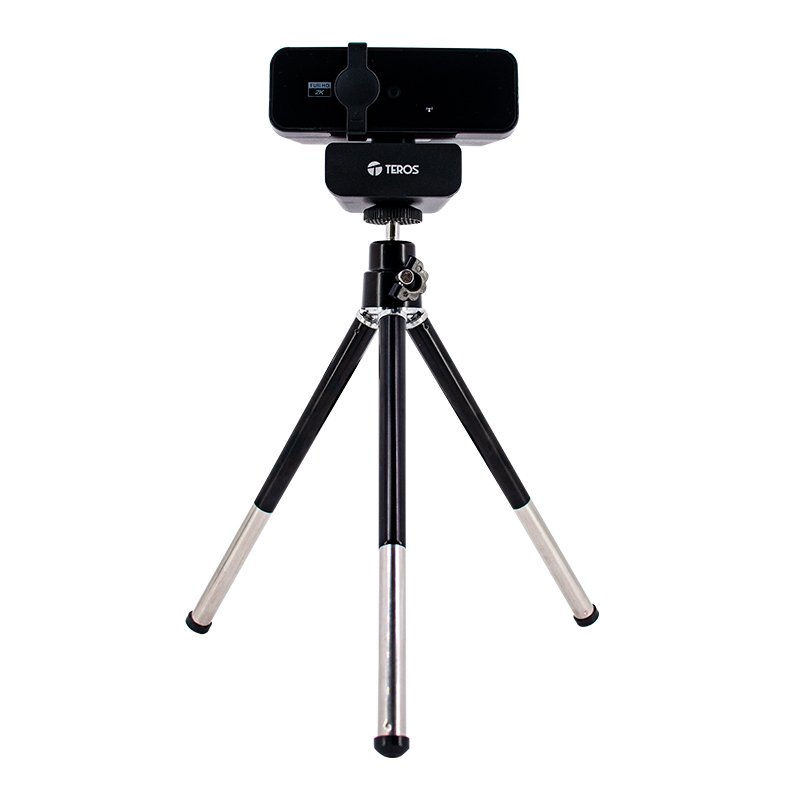 Cámara Web Webcam TEROS TE-9072 2K con Micrófono y Trípode - USB 2.0 - Imagen 5