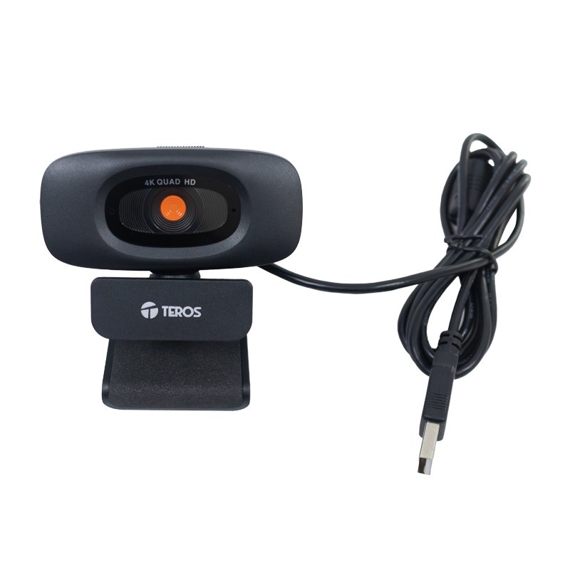 Cámara Web Webcam TEROS TE-9073N 4K Ultra HD con Micrófono Estéreo - USB 2.0