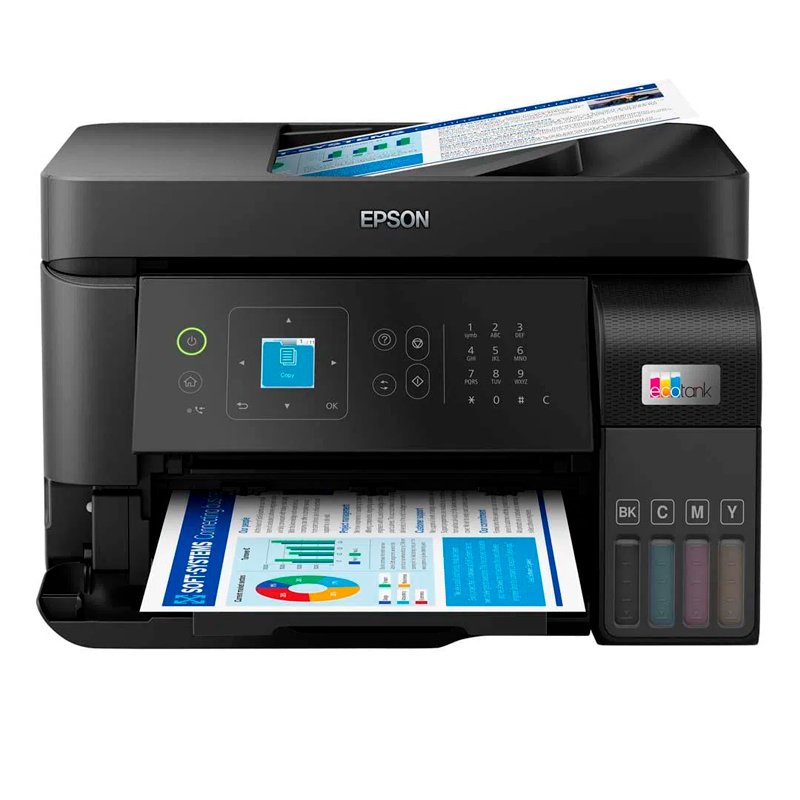 Impresora Multifuncional Epson EcoTank L5590 con Wi-Fi, Ethernet y Fax - C11CK57301